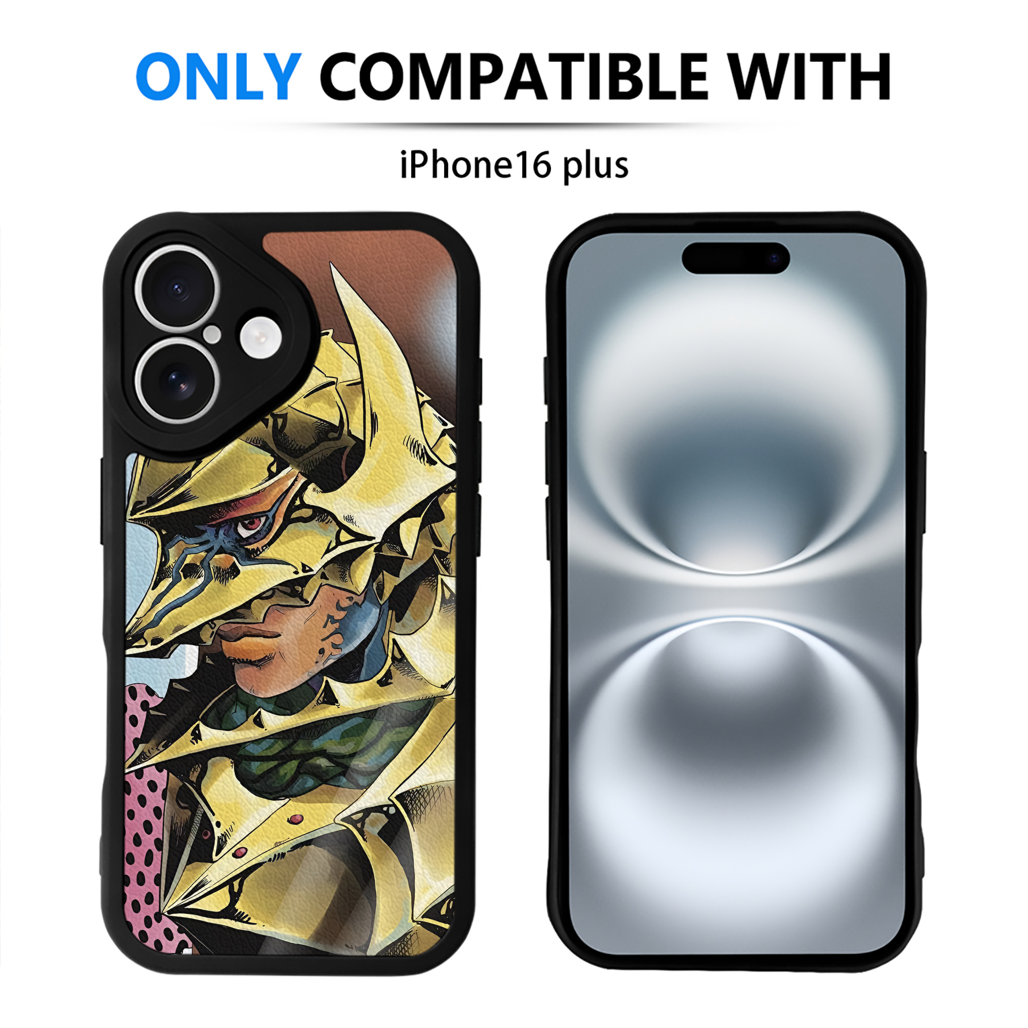 （画像用） 北斗の拳 Fist of the North Star 【iPhone 16シリーズ対応】シリコンスマホケース（レザー調） 材質：シリコン